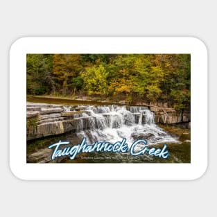 Taughannock Creek Tompkins County New York Sticker